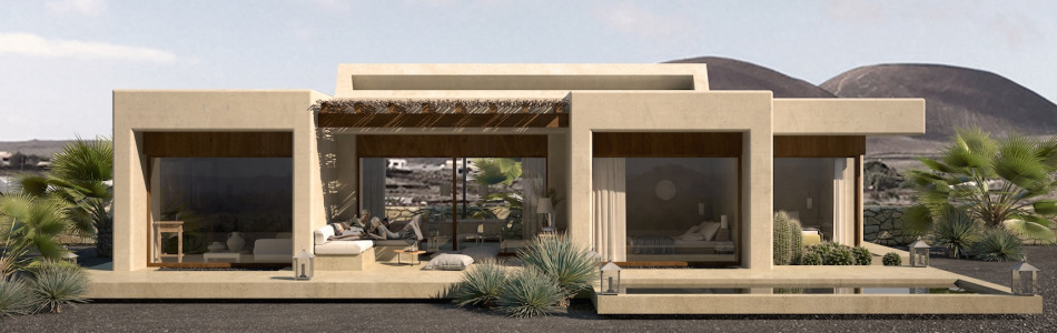 Self-sufficient houses in Fuerteventura